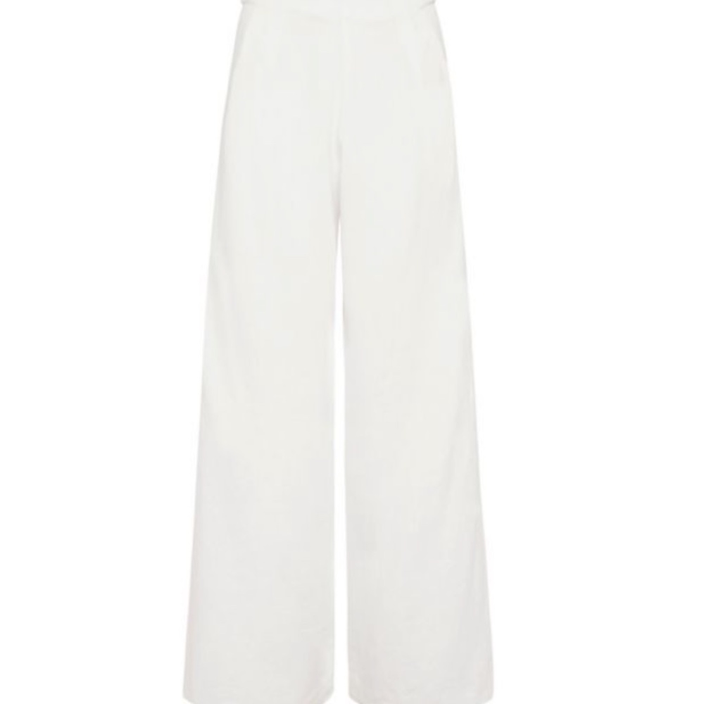 NWT - FAITHFULL THE BRAND - Malta Organic Linen Trousers Ecru - S - Picture 5 of 5